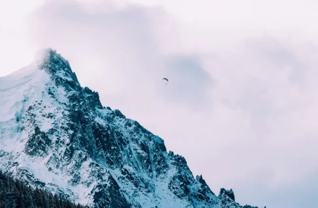 Paragliding nad Bledom