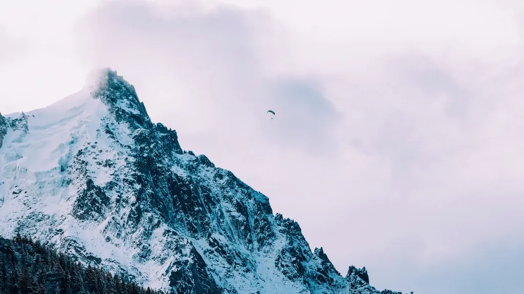 Paragliding nad Bledom