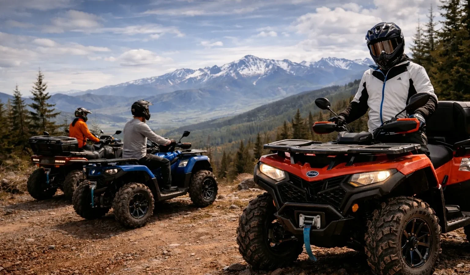 ATV quad tura z razgledom na gore pri Bledu
